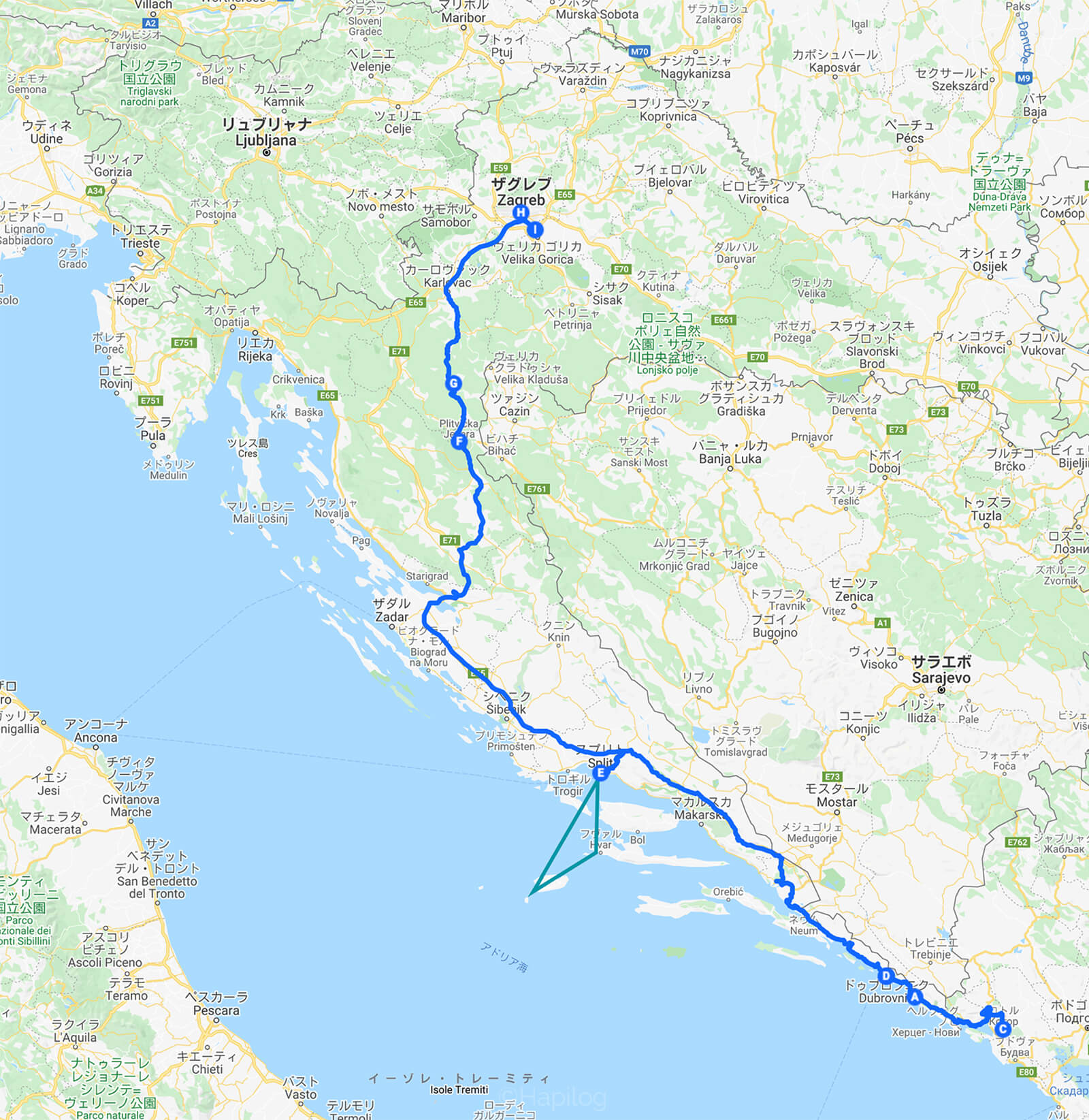 croatia_route